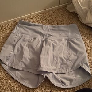 Lululemon Athletica Light Blue Athletic Shorts